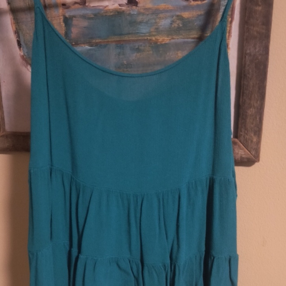 Teal Sleeveless Women's Top